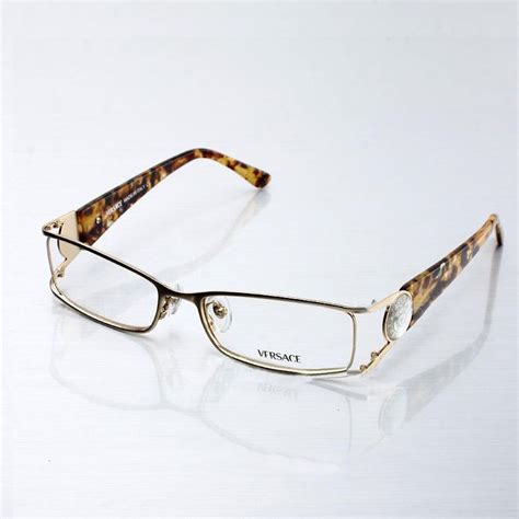 gold versace glasses replica|clear and gold versace glasses.